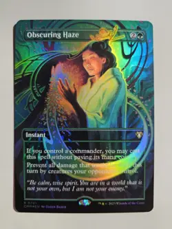 Obscuring Haze (Borderless) Commander Masters Foil Nm - Image 1