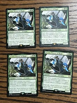 MTG - 4x ARWEN, WEAVER OF HOPE - Lord of the Rings Commander - NM - Image 1