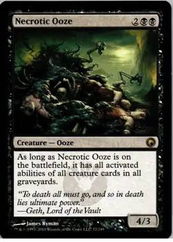 Necrotic Ooze - R - Scars of Mirrodin - 72 - NM - Normal - Image 1