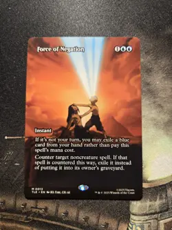 1x MtG Force of Negation Avatar: The Last Airbender Borderless Regular NM x1 - Image 1