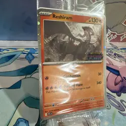 Reshiram 017/094 - Holo Rare - Pokemon TCG: Phantasmal Flames - NM stamped promo - Image 3