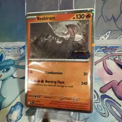 Reshiram 017/094 - Holo Rare - Pokemon TCG: Phantasmal Flames - NM stamped promo - Image 4