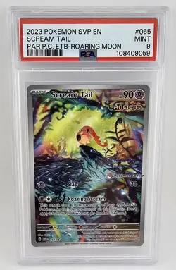 2023 Pokemon SVP EN Scream Tail #065, Pokemon Center / PSA 9 Mint - Image 1