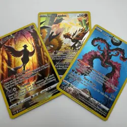 Galarian Articuno Zapdos Moltres Pokemon Crown Zenith SWSH 282 283 284 Promo - Image 1