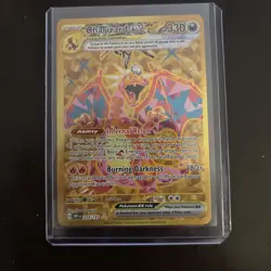 Charizard EX Gold 228/197 Scarlet & Violet 151 Secret Rare Pokemon TCG Mint ho. - Image 1