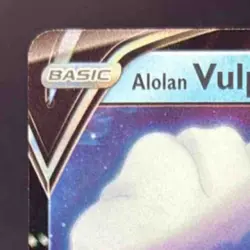 2022 Pokemon Gaming Sword & Shield Silver Tempest Alolan Vulpix V #033/195 Holo - Image 3