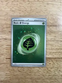 Pokemon Grass Energy SVE 001 Holo Rare SVP 151 NM - Image 1