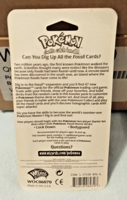 1999 Pokemon Fossil Blister Packs - Factory Sealed (Unopened) WOTC- Full Set 3 - Image 5