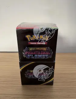 Pokemon TCG Mega Evolution Phantasmal Flames Half Booster Box ~ Sealed - Image 1