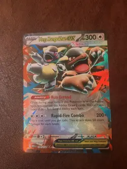 MEGA KANGASKHAN EX 104/132 MEGA EVOLUTIONS POKEMON (DOUBLE RARE, NM) - Image 1