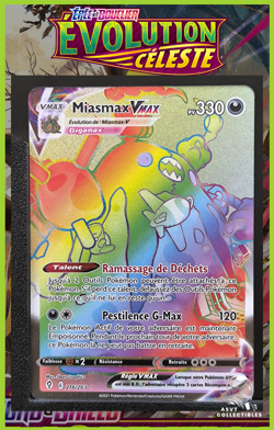 Carte Pokemon Miasmax VMAX 216/203 EB7 Evolution Celeste FR - Image 1