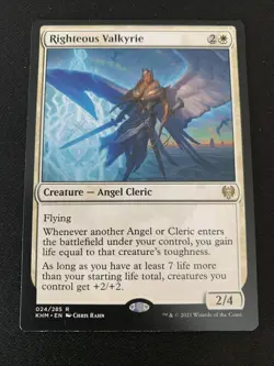 Righteous Valkyrie Kaldheim Regular - Image 1