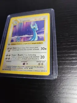 1999 Pokemon Base Set Dragonair 1st Edition Shadowless 18/102 Rare English HP-MP - Image 2