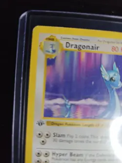 1999 Pokemon Base Set Dragonair 1st Edition Shadowless 18/102 Rare English HP-MP - Image 5