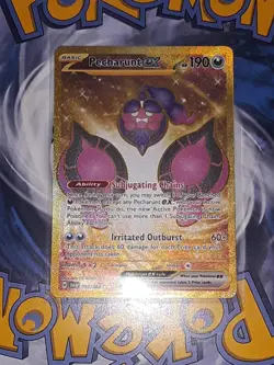 Pecharunt EX 095/064 Gold Shrouded Fable Pokemon TCG - Image 1