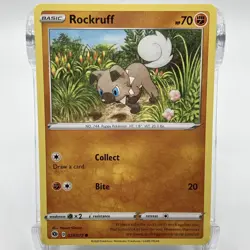 Rockruff Non-Holographic Common 029/073 Pokemon TCG Champions Path NM - Image 1