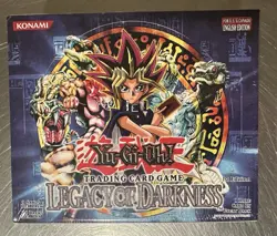 YUGIOH Legacy of Darkness 1st Edition 36 ct Booster Box Factory Sealed W/Case - Image 1