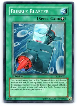 Yu-Gi-Oh! Bubble Blaster DP1-EN023 1st Edition Super Rare LP/MP - Image 1
