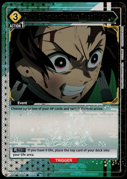 Total Concentration Breathing U* UE05BT/KMY-1-029 Union Arena Demon Slayer Star - Image 1