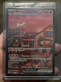 Mew EX 151 Pokemon Scarlet & Violet Black Star Promo Sealed 151 Card Collection - Image 1