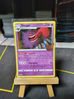 Pokemon Gengar 057/198 Holo Foil Holloween Stamp Card NM TCG Trick Or Trade - Image 1