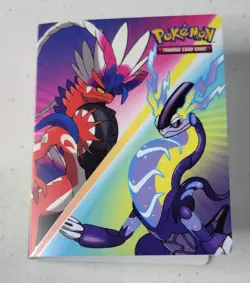 Pokemon Mini Portfolio Scarlet & Violet Base Set New Holds 20 Cards Collectible - Image 1