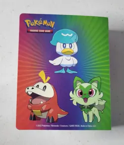 Pokemon Mini Portfolio Scarlet & Violet Base Set New Holds 20 Cards Collectible - Image 2