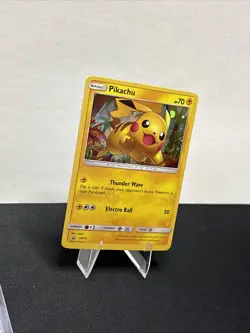 Pikachu SM76 Black Star Promo Cosmos Holo Pokemon Shining Legends Card - Image 3