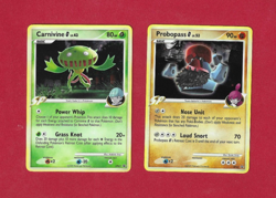 CARNIVINE & PROBOPASS #42,43-DIAMOND & PEARL BLACK STAR PROMO HOLO POKEMON CARDS - Image 1