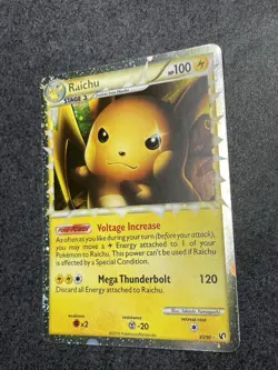 Raichu Prime 83/90 Undaunted Holo Ultra Rare Pokemon TCG Card LP - Image 2