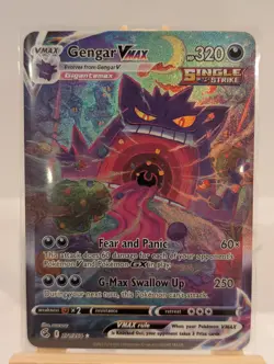 Custom Fan Art Gengar VMAX Single Strike High Quality Custom Card Foil Finish - Image 3