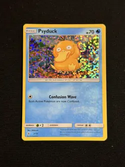 Psyduck 2/12 McDonalds 2018 Holo Promo Pokemon Card TCG - Image 1
