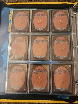Vintage Magic The Gathering Binder Collection Card Lot MTG 1993-2003 - Image 4