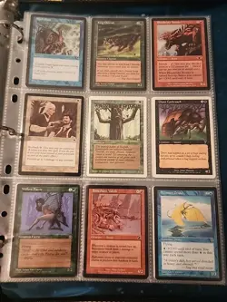 Vintage Magic The Gathering Binder Collection Card Lot MTG 1993-2003 - Image 5