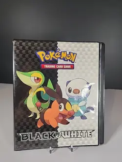 Ultra Pro Pokemon Trading Card 4-Pocket Binder “BLACK AND WHITE” - Image 1