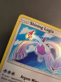Pokemon TCG Shining Legends Lugia SM82 Holo Rare Black Star Promo Card - Image 2