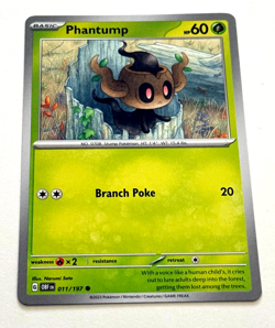 Phantump 011/197 Pokemon Trading Card Game Obsidian Flames NM - Image 1