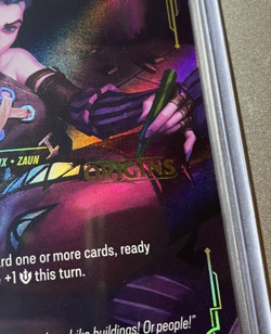 Riftbound Jinx Rebel Champion English card 202/298 Prerelease Stamped Promo - Image 4