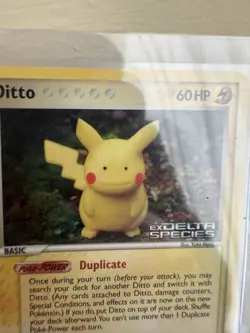 Pokemon Cards Ex Delta Species Pikachu Ditto 39/113 2005 - Image 3