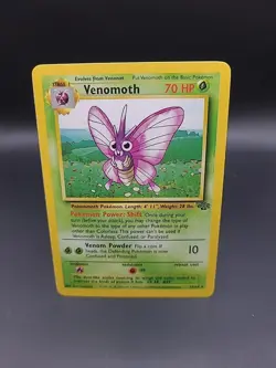 Pokemon TCG Venomoth Jungle Card 29/64 Regular Rare LP - Image 1