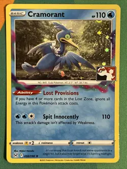 Pokemon Card Cramorant HOLO Prize Pack Series (050/196) Lost Origin NM - Image 1