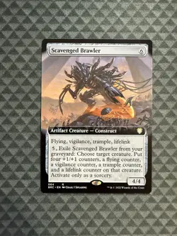 MTG Scavenged Brawler #064 Extended Art R Commander: The Brothers’ War (BRC) - Image 1