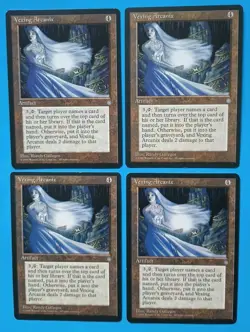 Magic the Gathering MTG Ice Age VEXING ARCANIX X 4 (3 LP/EX& 1 MP) RARE 1995! - Image 1