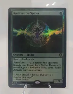FOIL RADIOACTIVE SPIDER mtg NM Marvel's Spider-Man 1 Rare - Image 1