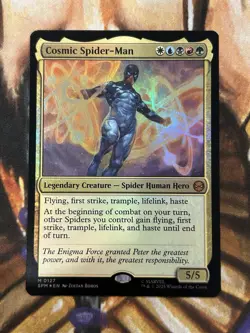 FOIL Cosmic Spider-Man #127 (Regular) MTG Marvel Spider-Man SPM English - NM/M - Image 1