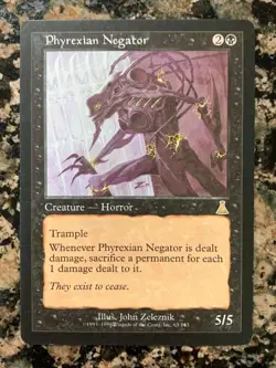 MTG Phyrexian Negator x1 Urza's Destiny NM, Magic the Gathering - Image 1
