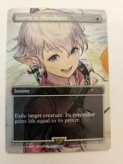 MTG Foil Swords to Plowshares & Alphinaud English Magic Spotlight: Final Fantasy - Image 2
