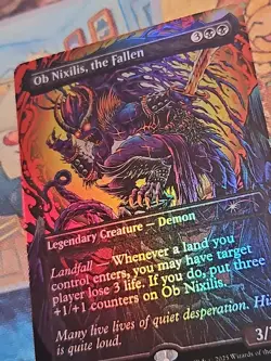 MTG Ob Nixilis, the Fallen Foil Secret Lair Encyclopedia - Image 2