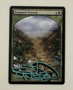 Rampant Growth - Magic Player Rewards (MPRP) Signed - NM/LP - One Copy - Image 1