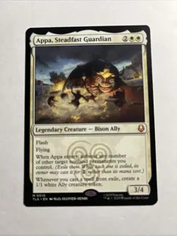 Appa, Steadfast Guardian - Avatar: The Last Airbender MTG Plus Bonus Rare!!! - Image 1